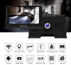 Teljes Navigáció GPS NaviTruck D10S csomag edzett üvegfóliával és 32GB-os memóriakártyával