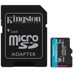 Memory card Kingston microSD 1TB Canvas Go Plus 170/90MB/s adapter