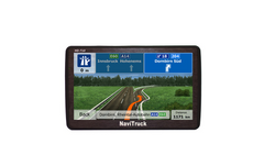 GPS navigáció teherautókhoz, NaviTruck HDT10 16GB, nagy, 7 hüvelykes képernyő, akár 128GB memóriakártyával