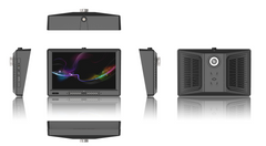 MODEL NOU !Navigatie GPS pentru camioane NaviTruck T10X-PRO ,parasolar inclus,ecran mare de 9 inch,camera DVR Full HD,CAMERA MARSARIER INCLUSA !